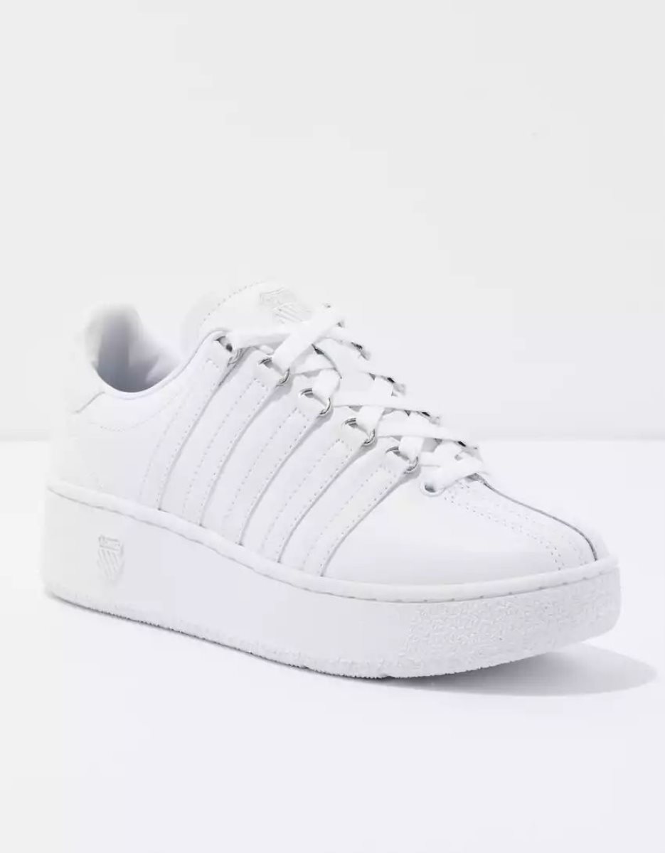 Baskets American Eagle Classiche VN Plateforme Blanche Femme | QWG-78605693